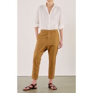 Nili Lotan Paris Pants Women’s Size 12 Fawn Drop Crotch Made In USA 111/88 80NL